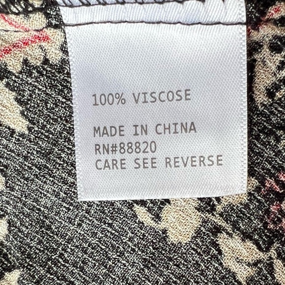 Rachel Zoe maxi skirt floral slit front medium stretch drawstring waist - Picture 8 of 9